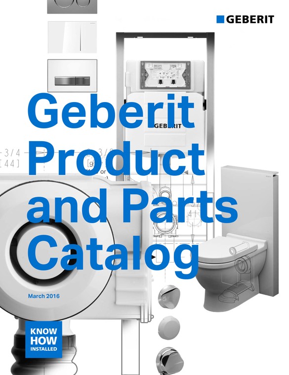 Geberit Full Product Line and Price Catalog