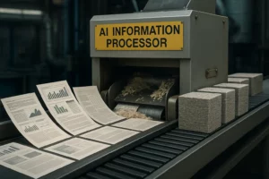 What do we do when AI puts us in competition with ourselves — our own knowledge, our own ideas, our own speed?