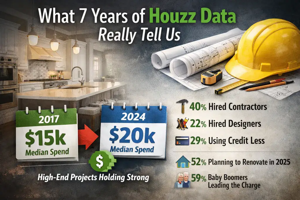 What 7 years of Houzz data reveal infographics